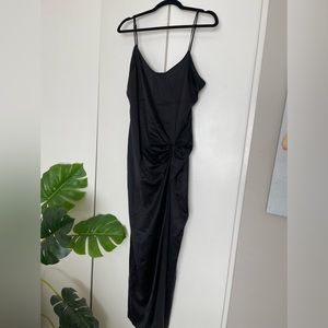 Skims NWT silk sleep dress w/ high slit- size L